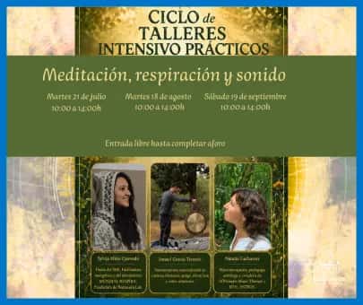 Taller de meditación, respiración y sonido