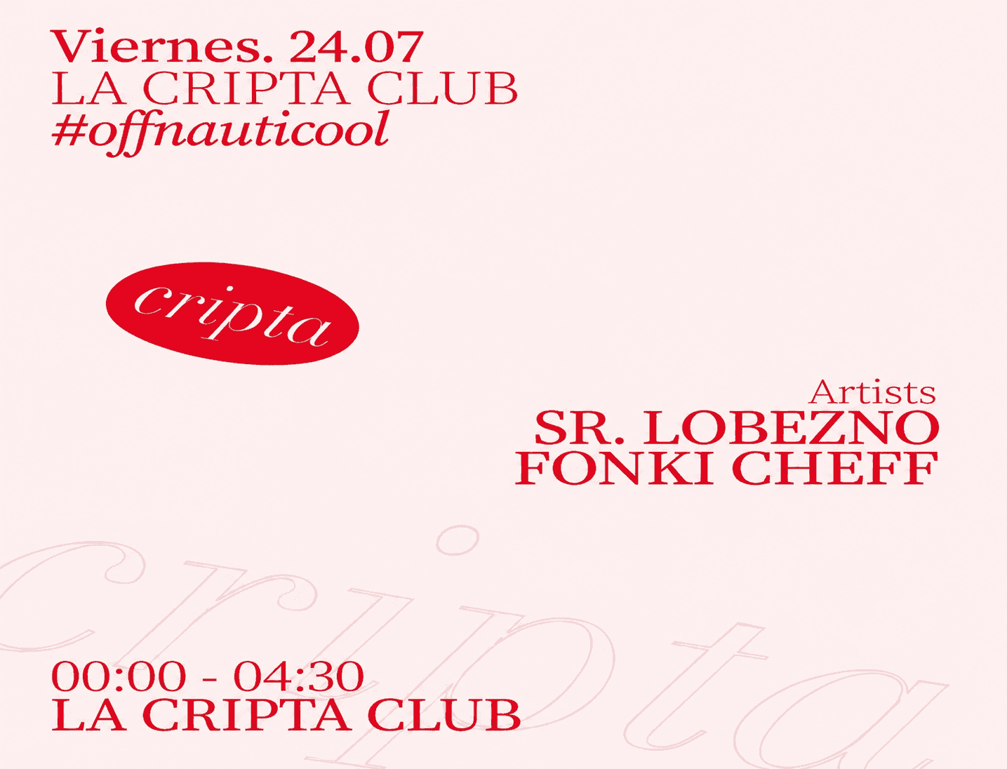 Off Nauticool: Sr. Lobezno + Fonki Cheff