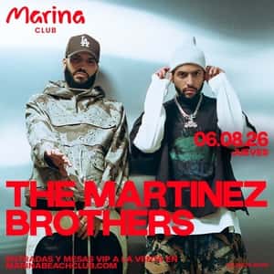 The Martinez Brothers en Marina Beach Club
