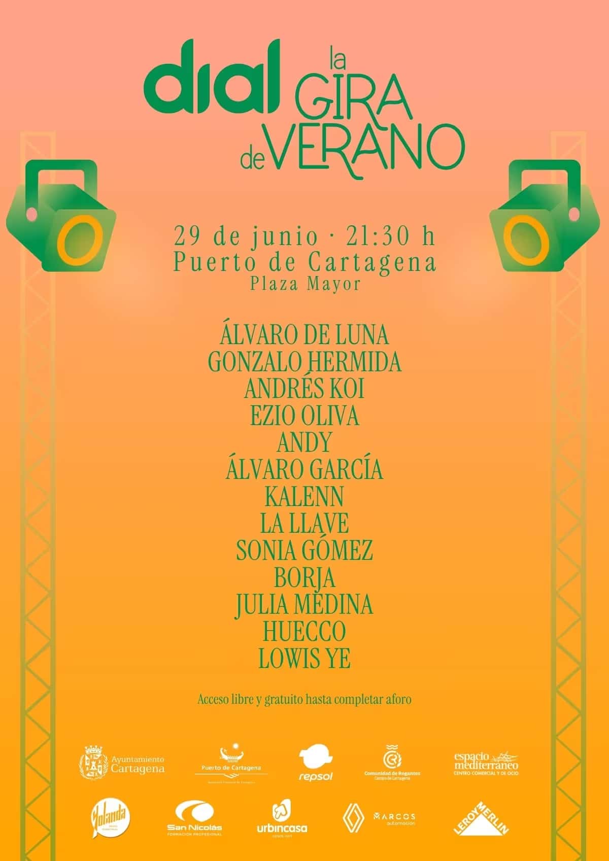Dial, la gira de verano en Cartagena