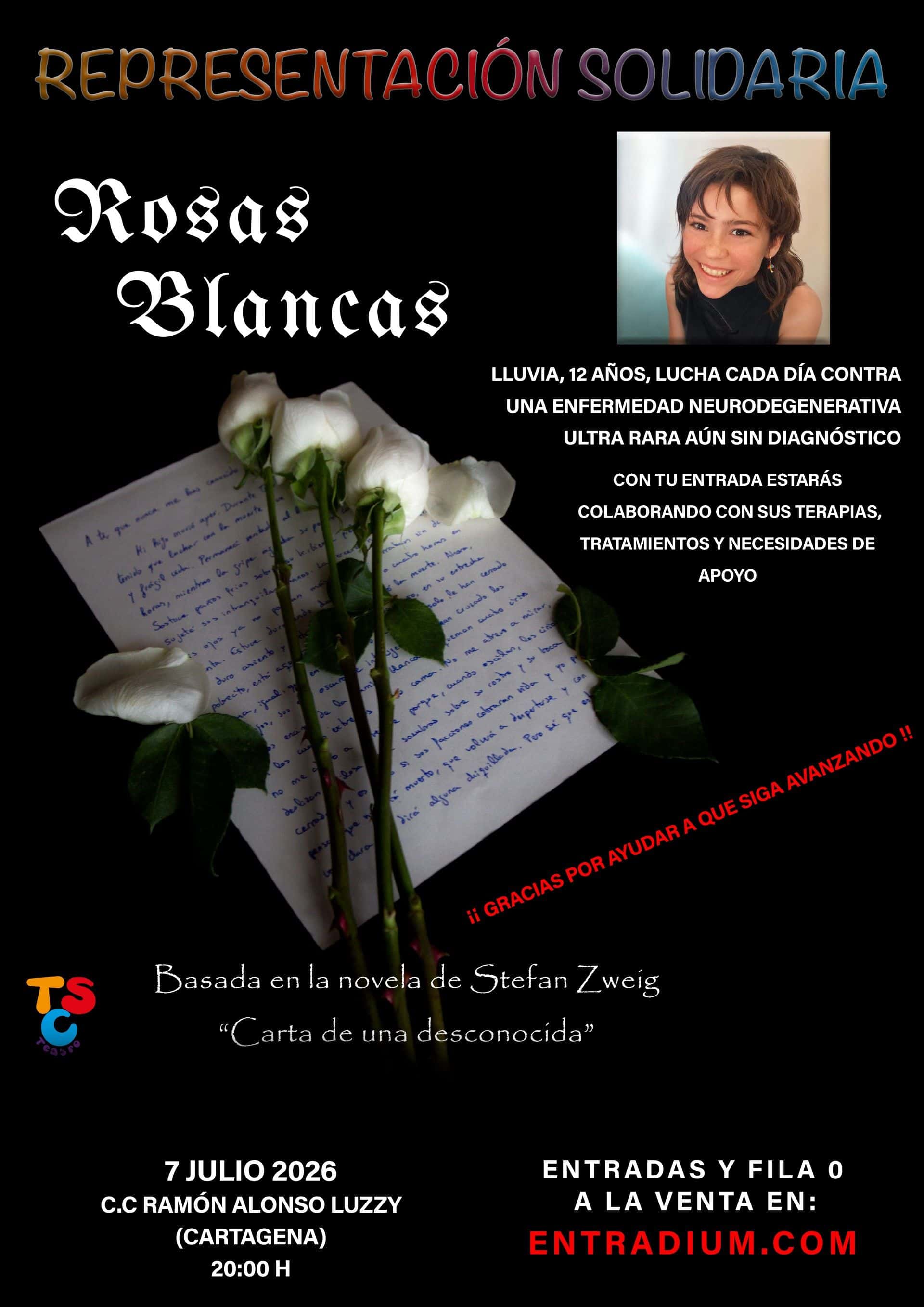 Representación solidaria: Rosas Blancas