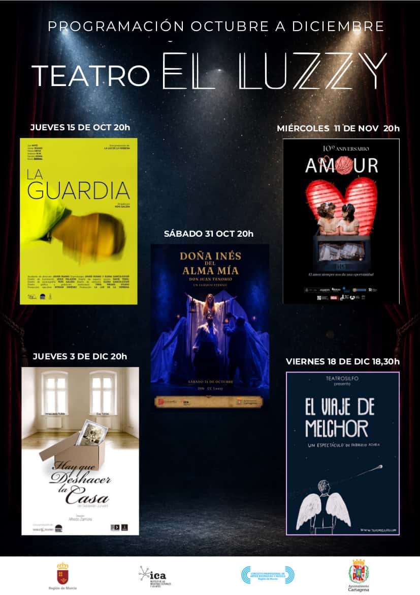 Teatro CC Luzzy: Programación Octubre a Diciembre 2026