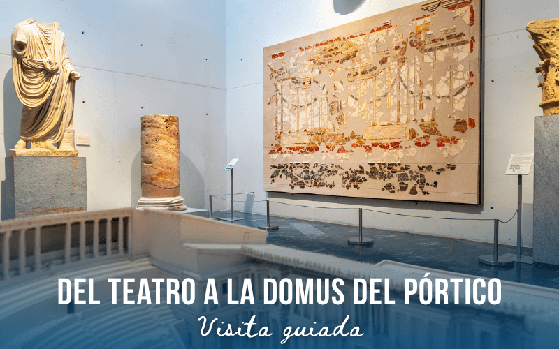 Ruta guiada: Del Teatro a la Domus del Pórtico