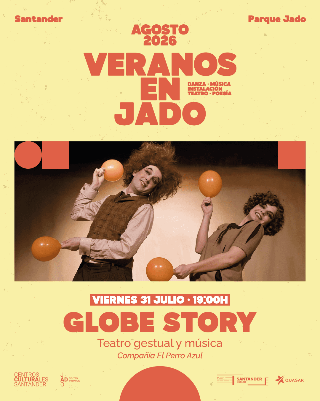 Globe Story, una comedia de teatro gestual de El Perro Azul