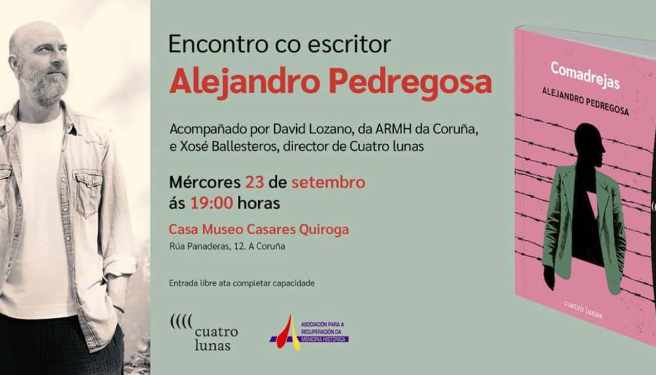 Presentación del libro 'Comadrejas' de Alejandro Pedregosa