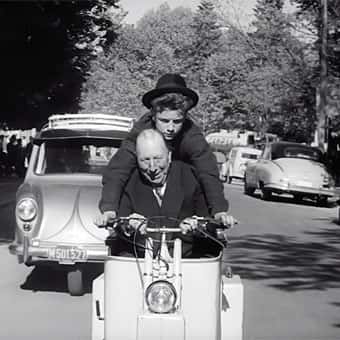 Proyección de la película 'El cochecito' (1960)