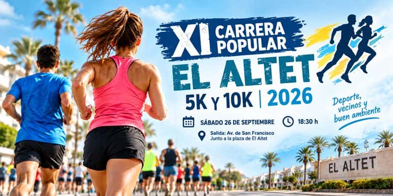 XI Carrera Popular 5K y 10K El Altet 2026