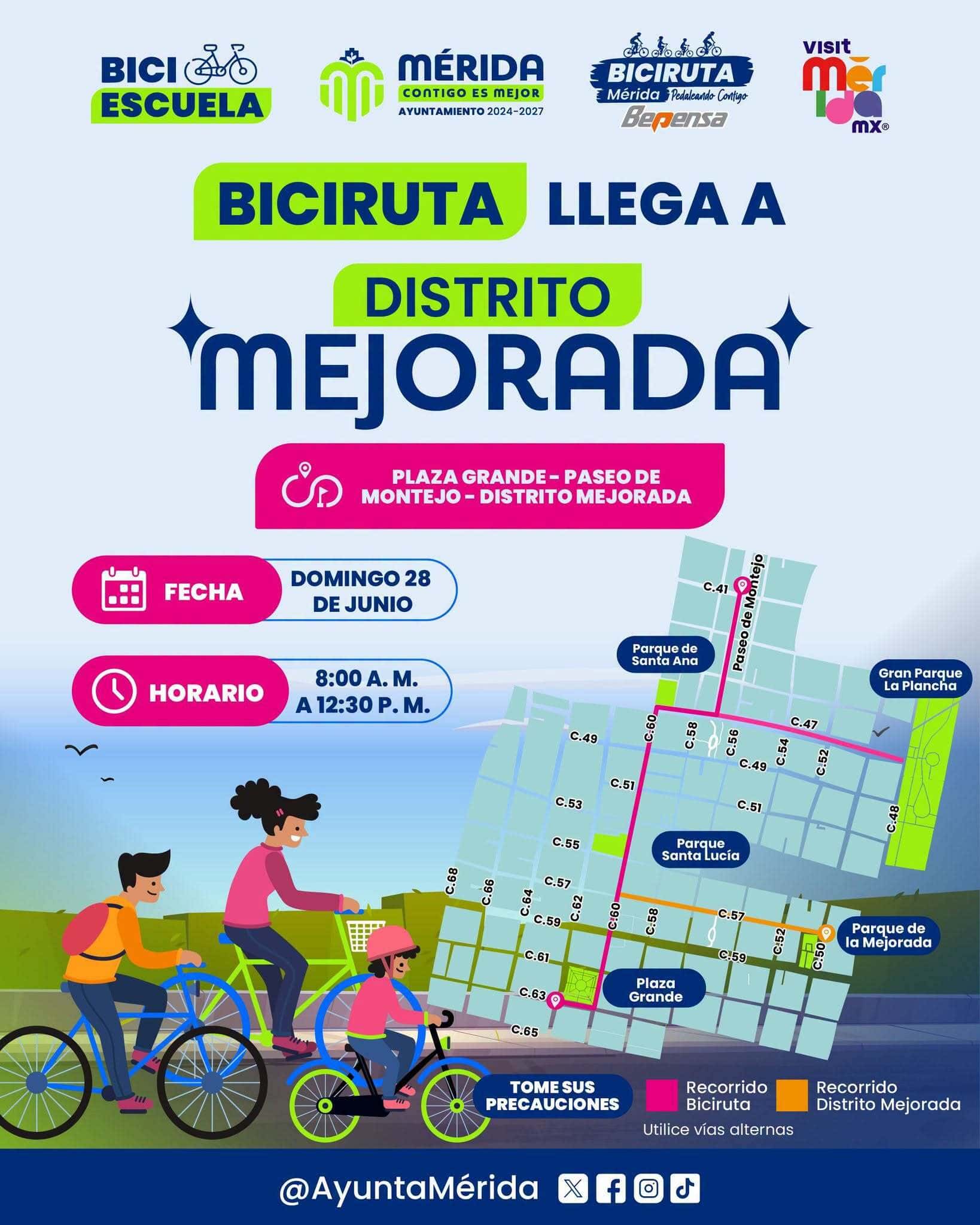 Biciruta dominical en Mejorada