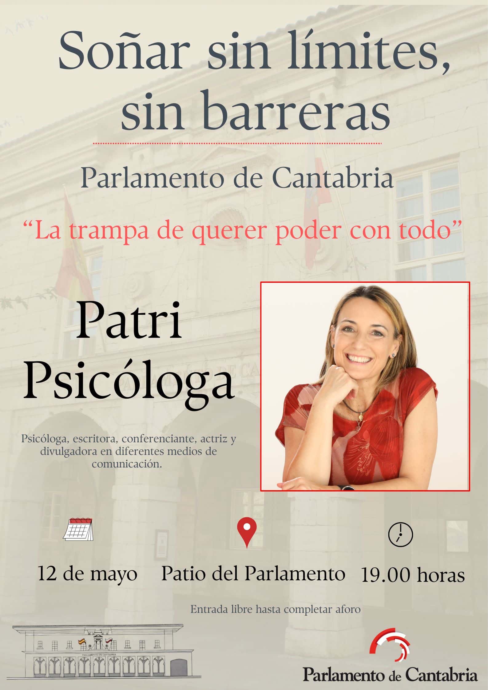 Inauguración del programa 'Mujeres, sin límites, sin barreras' con Patri Psicóloga