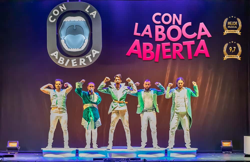 Con la boca abierta