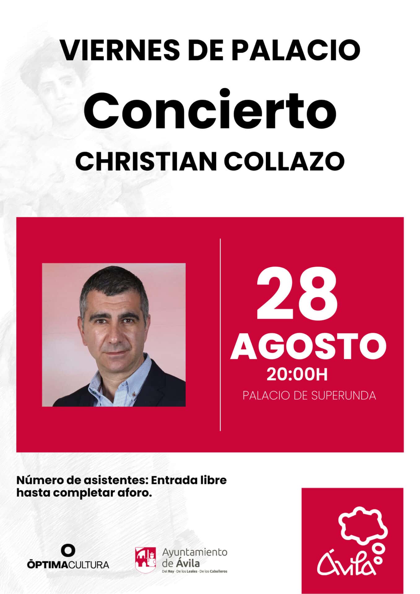 Viernes de Palacio: Concierto Christian Collazo