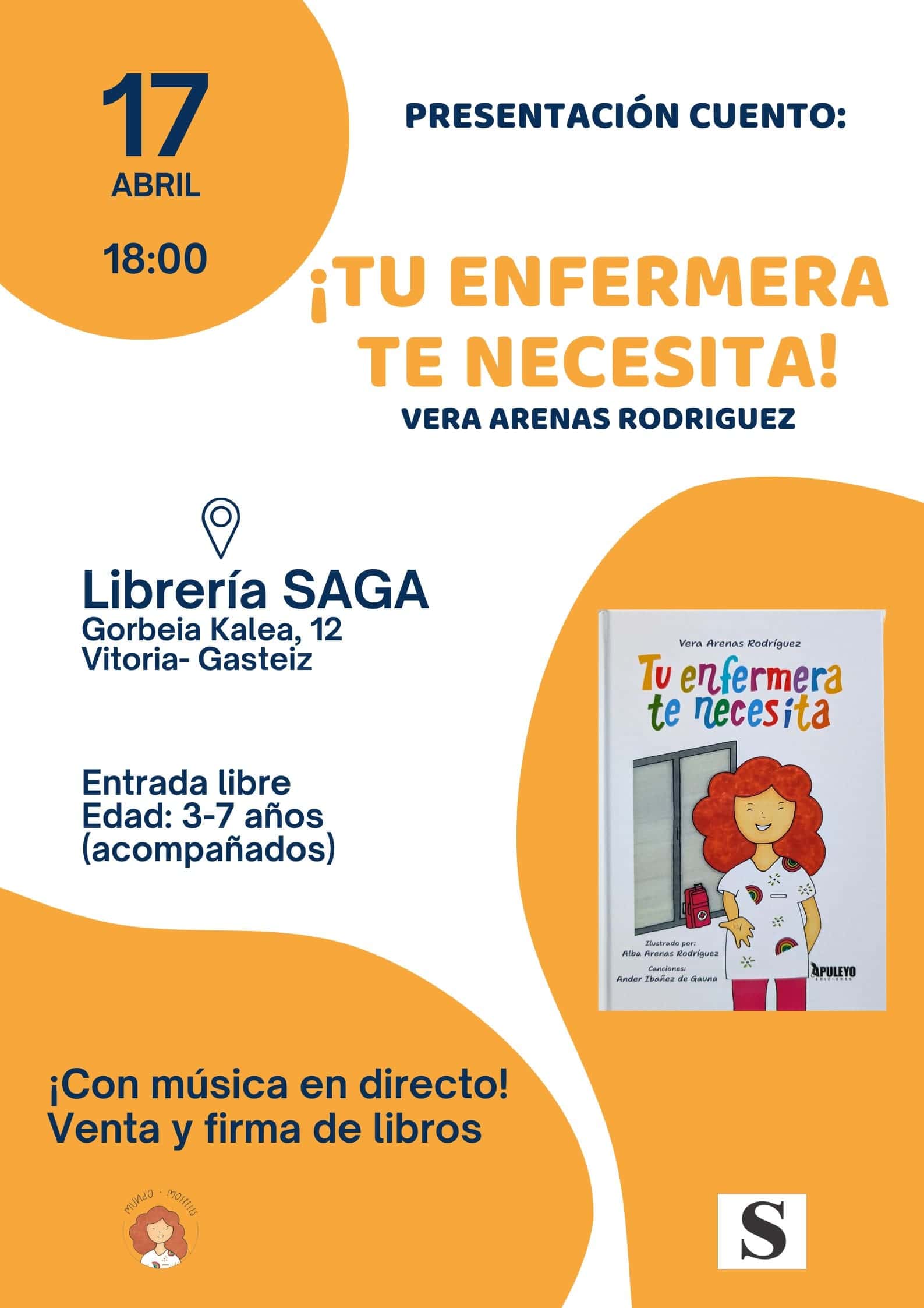 Presentación del cuento infantil 'Tu enfermera te necesita'