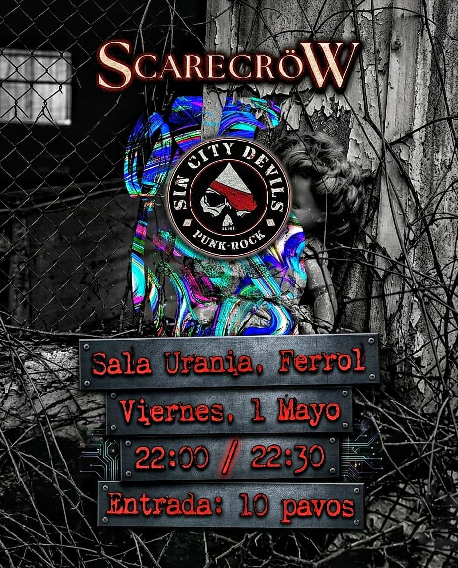 Concierto de Scarecröw y Sin City Devils