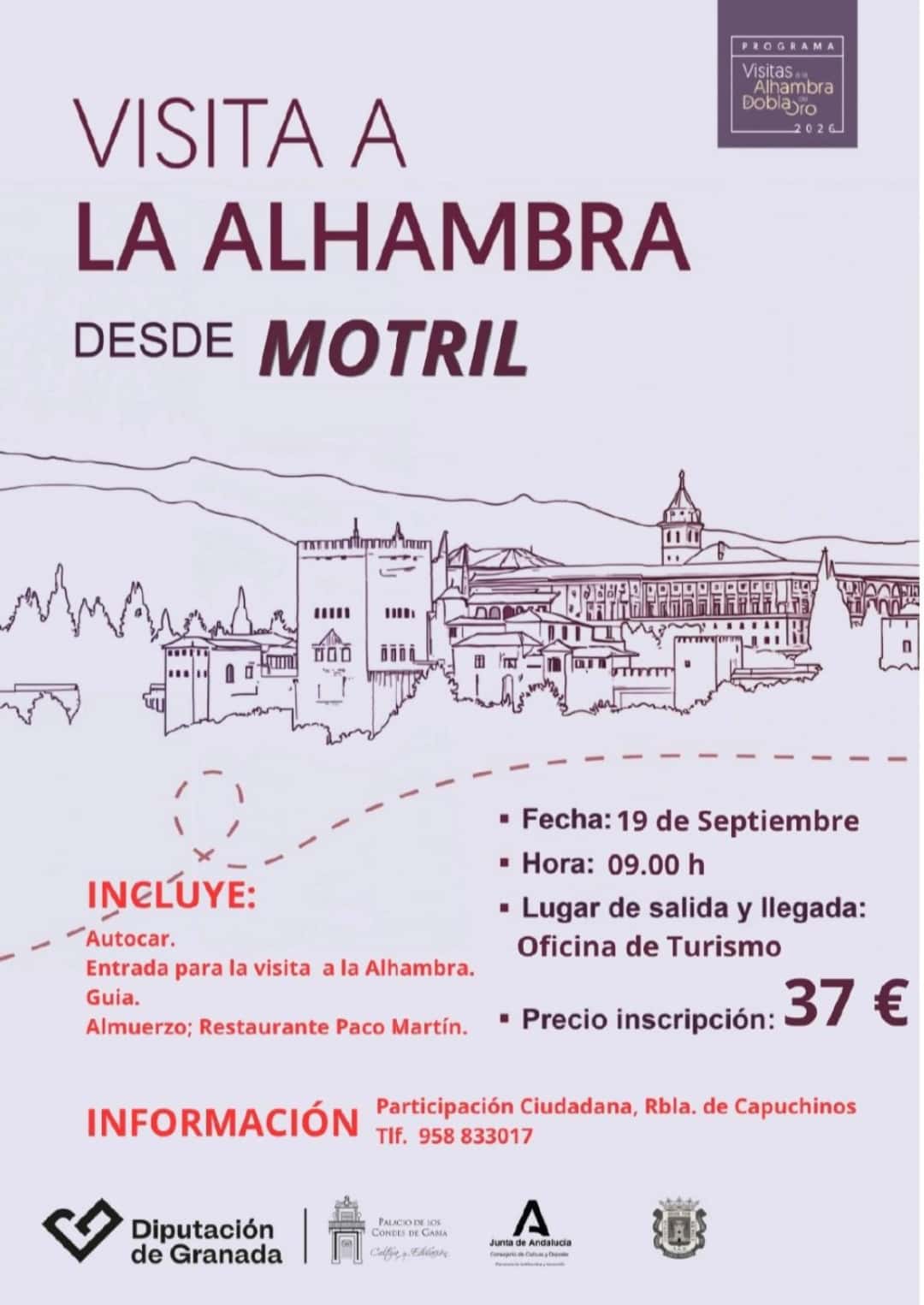 Visita guiada a la Alhambra
