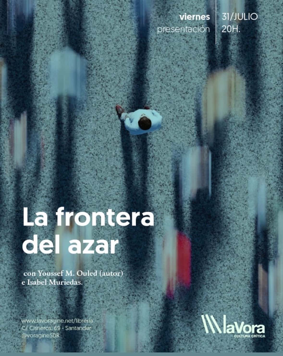 Presentación del libro 'La frontera del azar' con Youssef M. Ouled e Isabel Muriedas