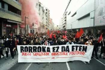 Manifestación estudiantil Ikama y Ernai - 50 Aniversario 3 de Marzo