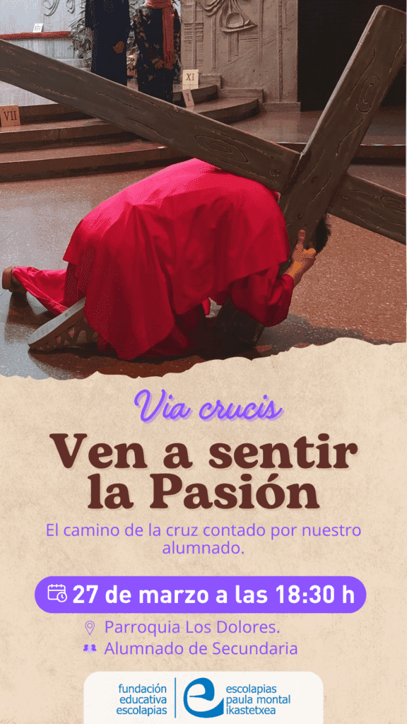 Vía Crucis viviente del colegio Paula Montal Escolapias