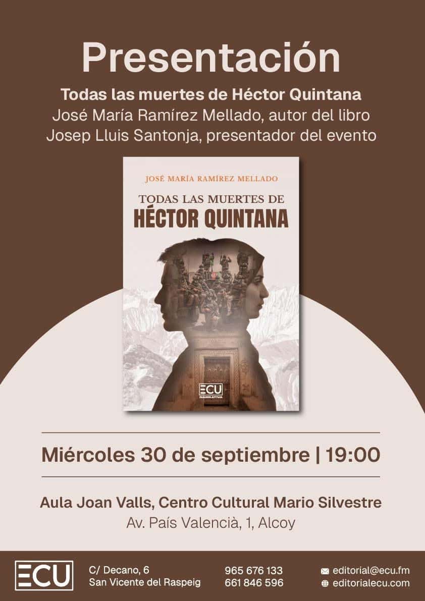 Presentación del libro 'Todas las muertes de Héctor Quintana'