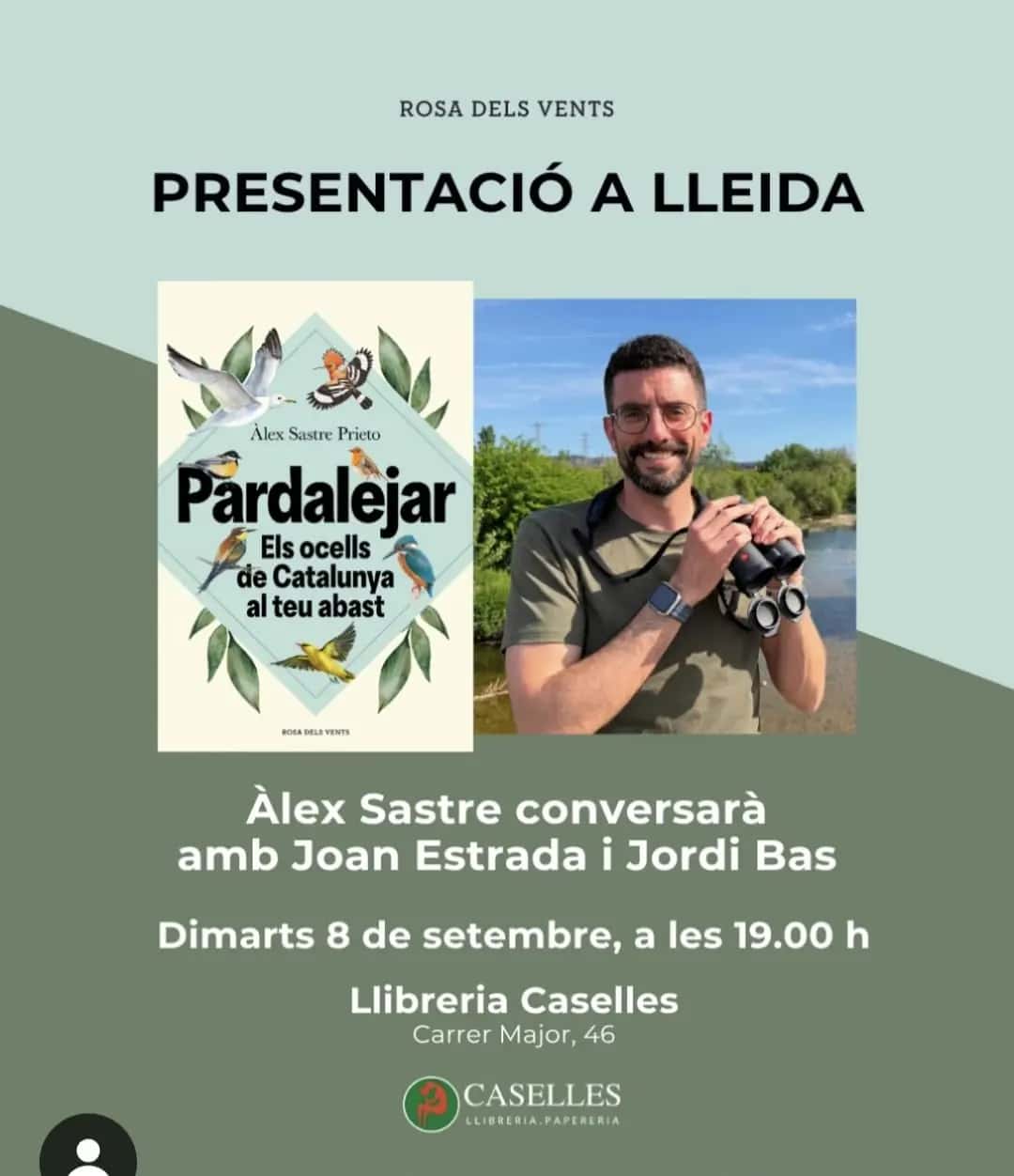 Presentació del llibre 'Pardalejar', d'Àlex Sastre