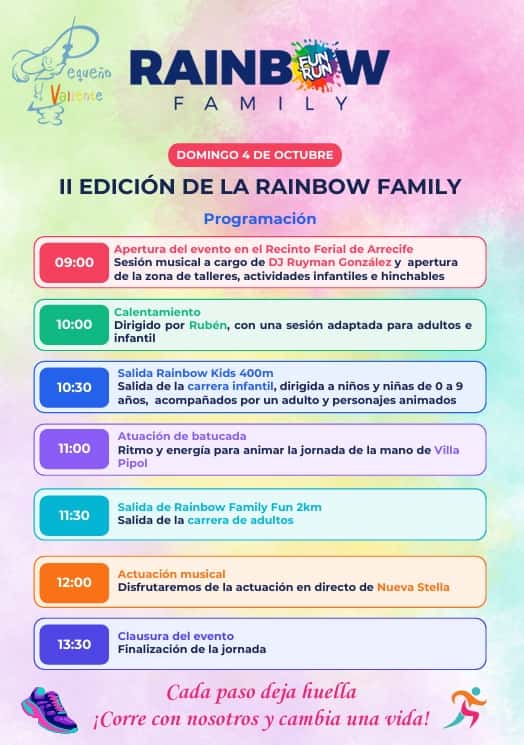 II Carrera Solidaria Rainbow Family