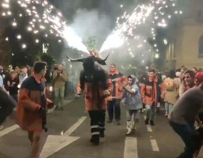 Toro de Fuego - Fiestas de La Virgen Blanca 2026