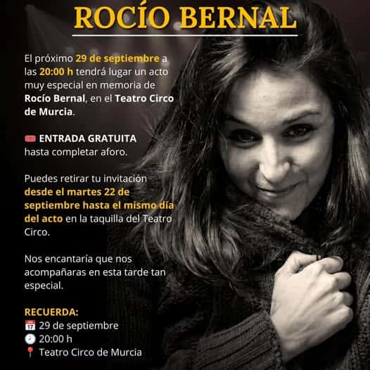 Acto Homenaje a Rocío Bernal