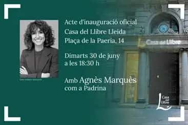 Acte d'inauguració oficial de la botiga de La casa del Llibre