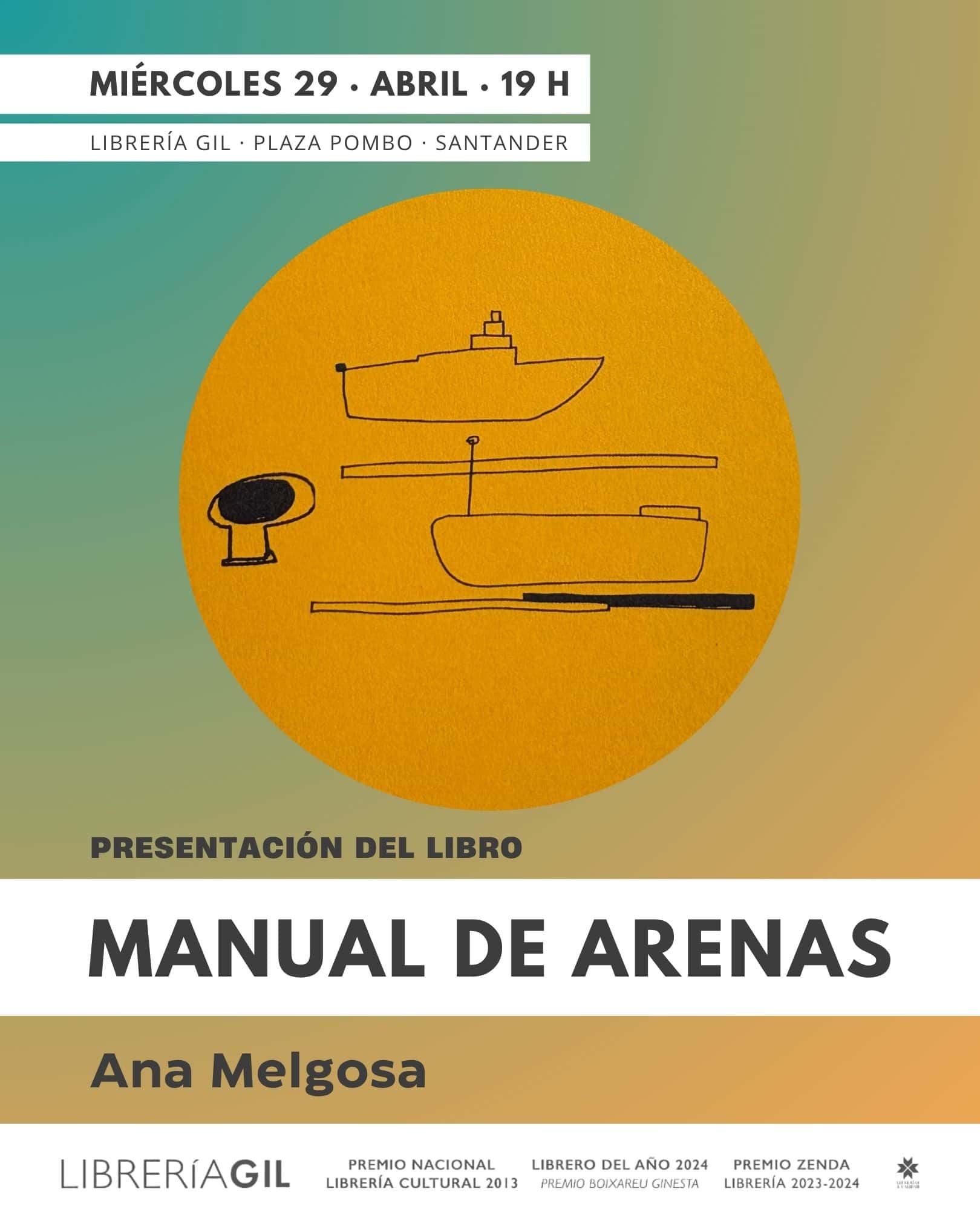 Presentación del libro Manual de arenas de Ana Melgosa