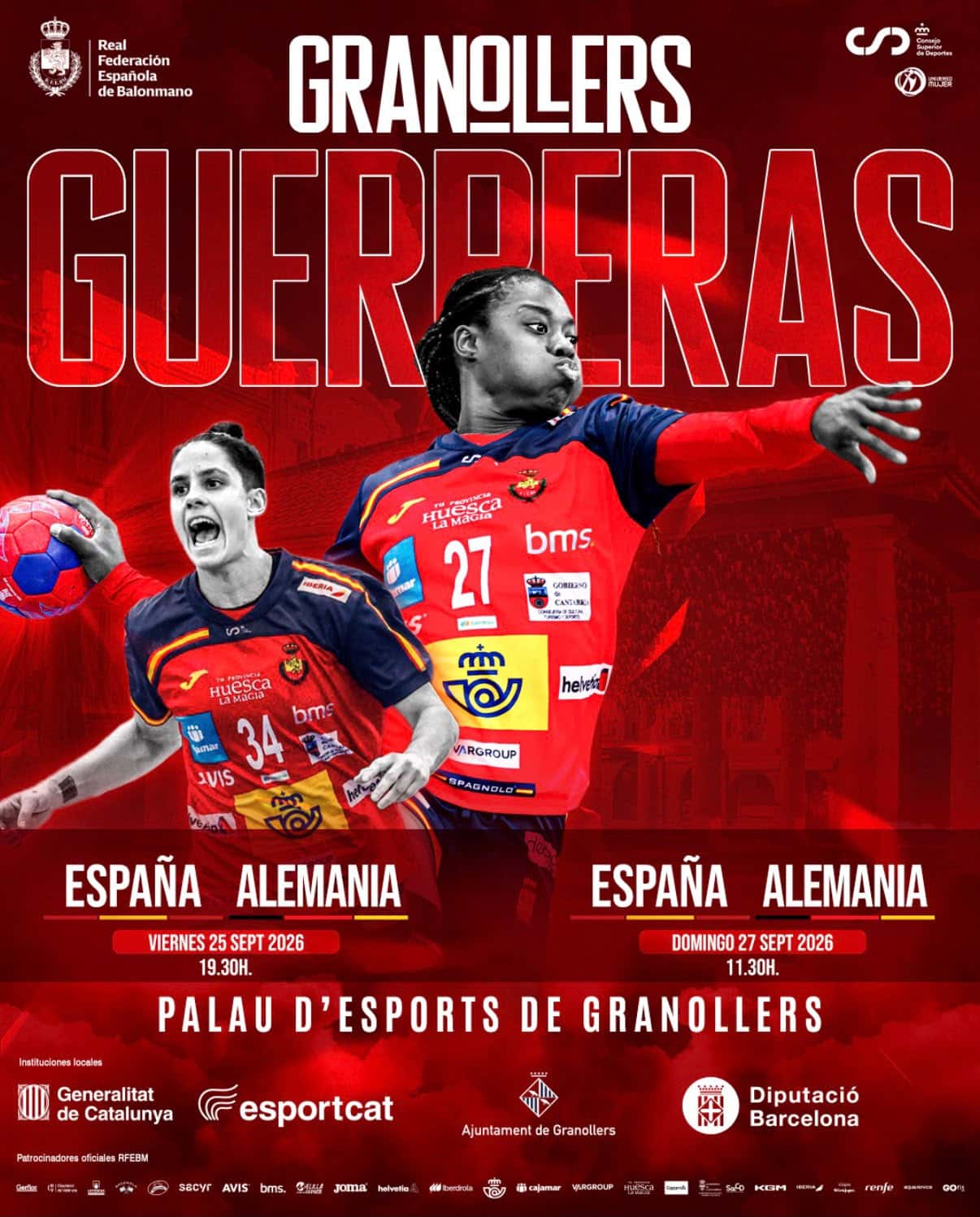Granollers Guerreras: España vs Alemania