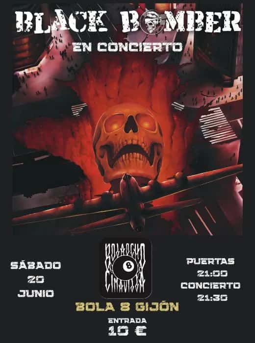 Concierto de Black Bomber en Gijón