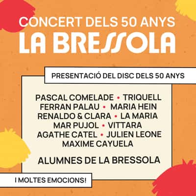Concert de presentació del disc dels 50 anys de La Bressola