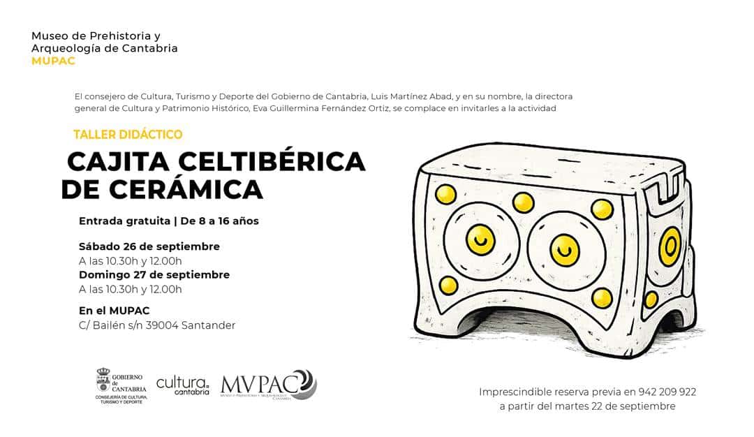 Taller infantil para elaborar una cajita celtibérica de cerámica