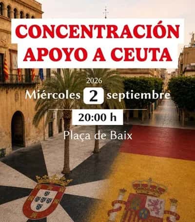Concentración de apoyo a Ceuta