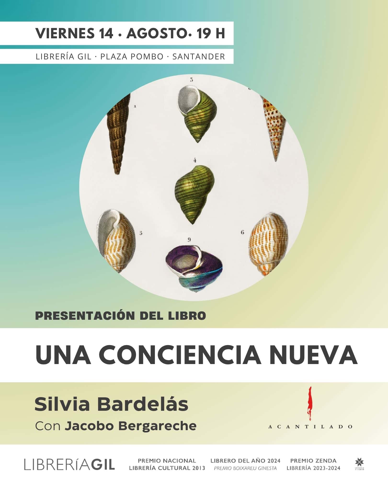 Presentación del libro 'Una conciencia nueva', de Silvia Bardelás
