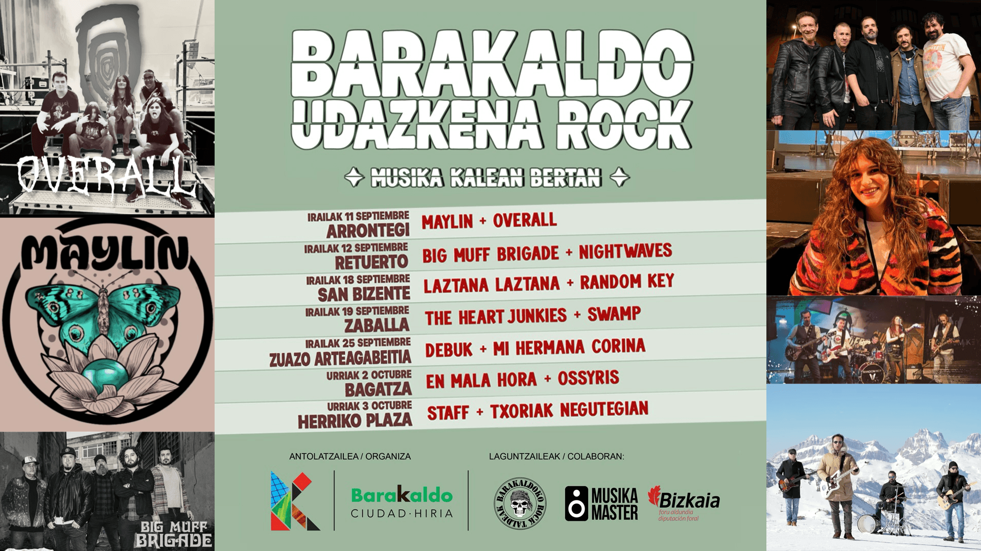Barakaldo Udazkena Rock 2026: Maylin + Overall