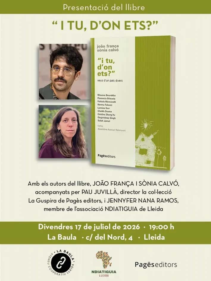 Presentacio del llibre 'I tu, d'on ets?'