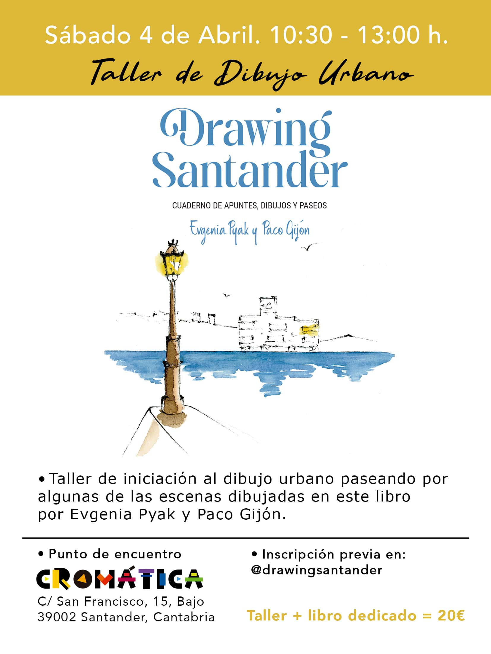 Taller de dibujo urbano Drawing Santander