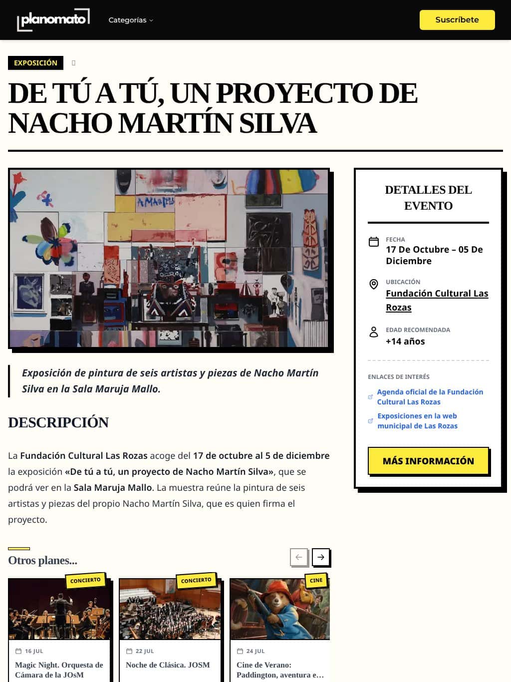 De tú a tú, un proyecto de Nacho Martín Silva