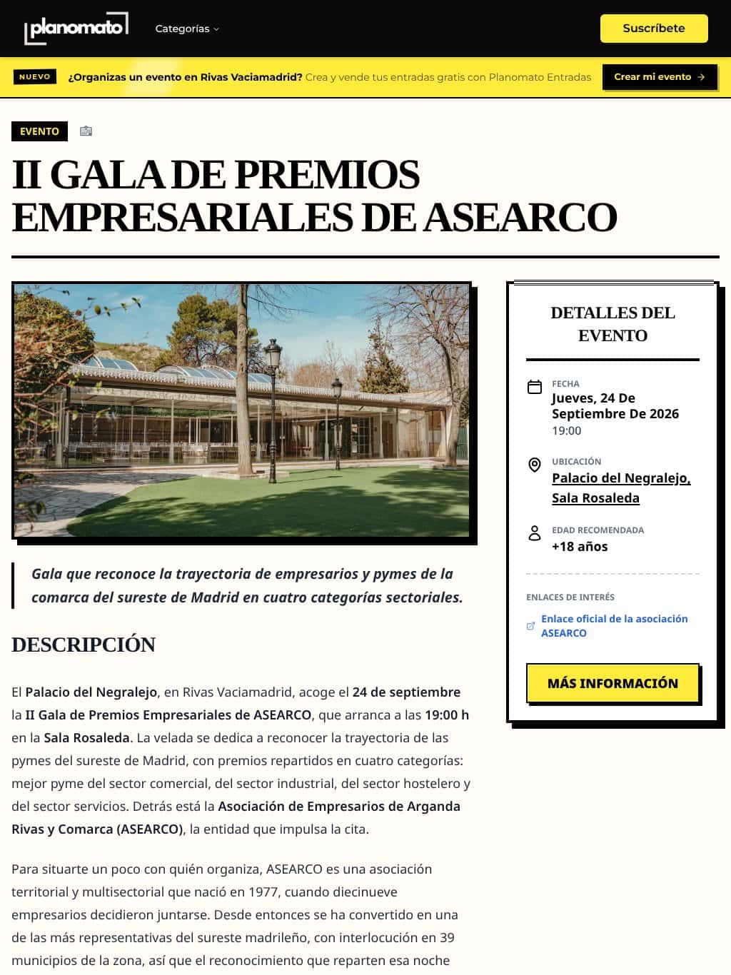 II Gala de Premios Empresariales de ASEARCO