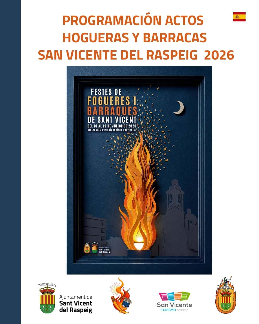 Guía de Hogueras de San Vicente 2026: tren y mascletàs