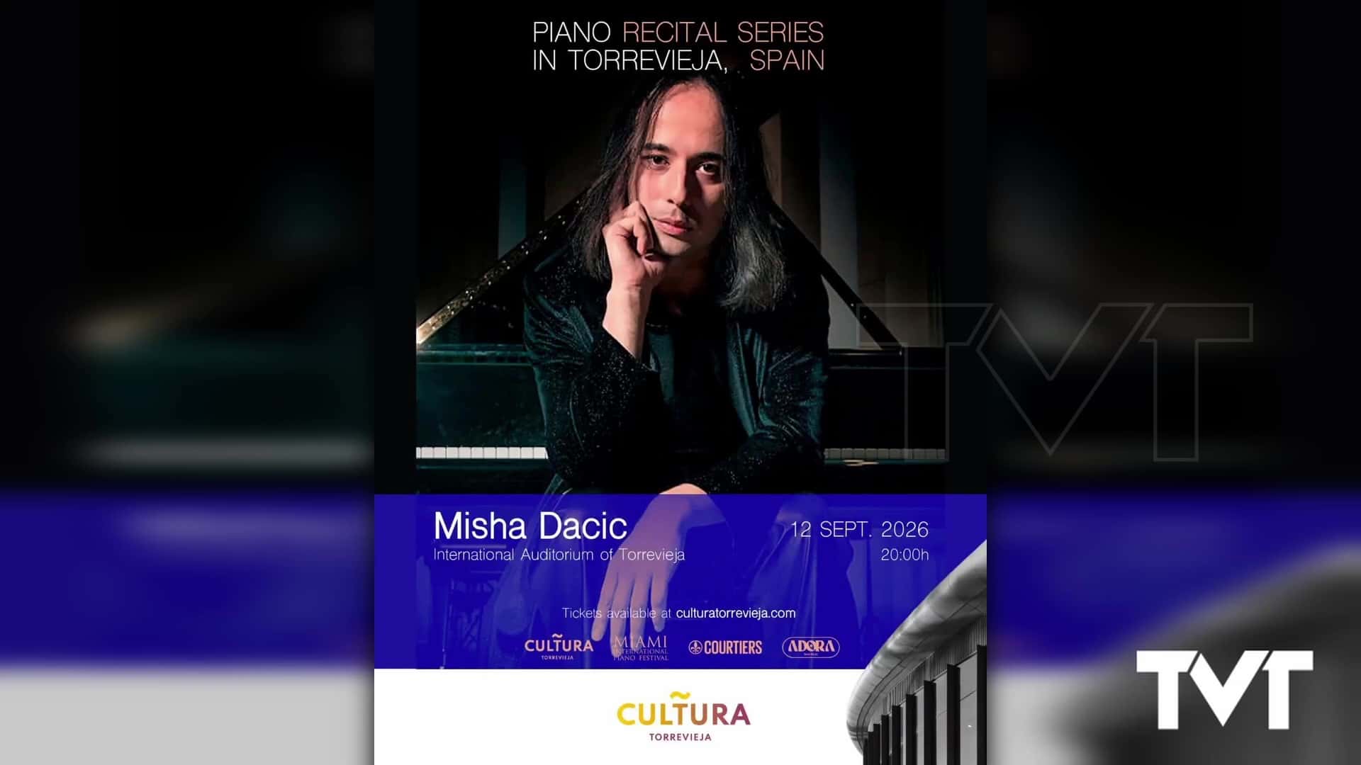 Misha Dacić abre la Piano Recital Series en Torrevieja