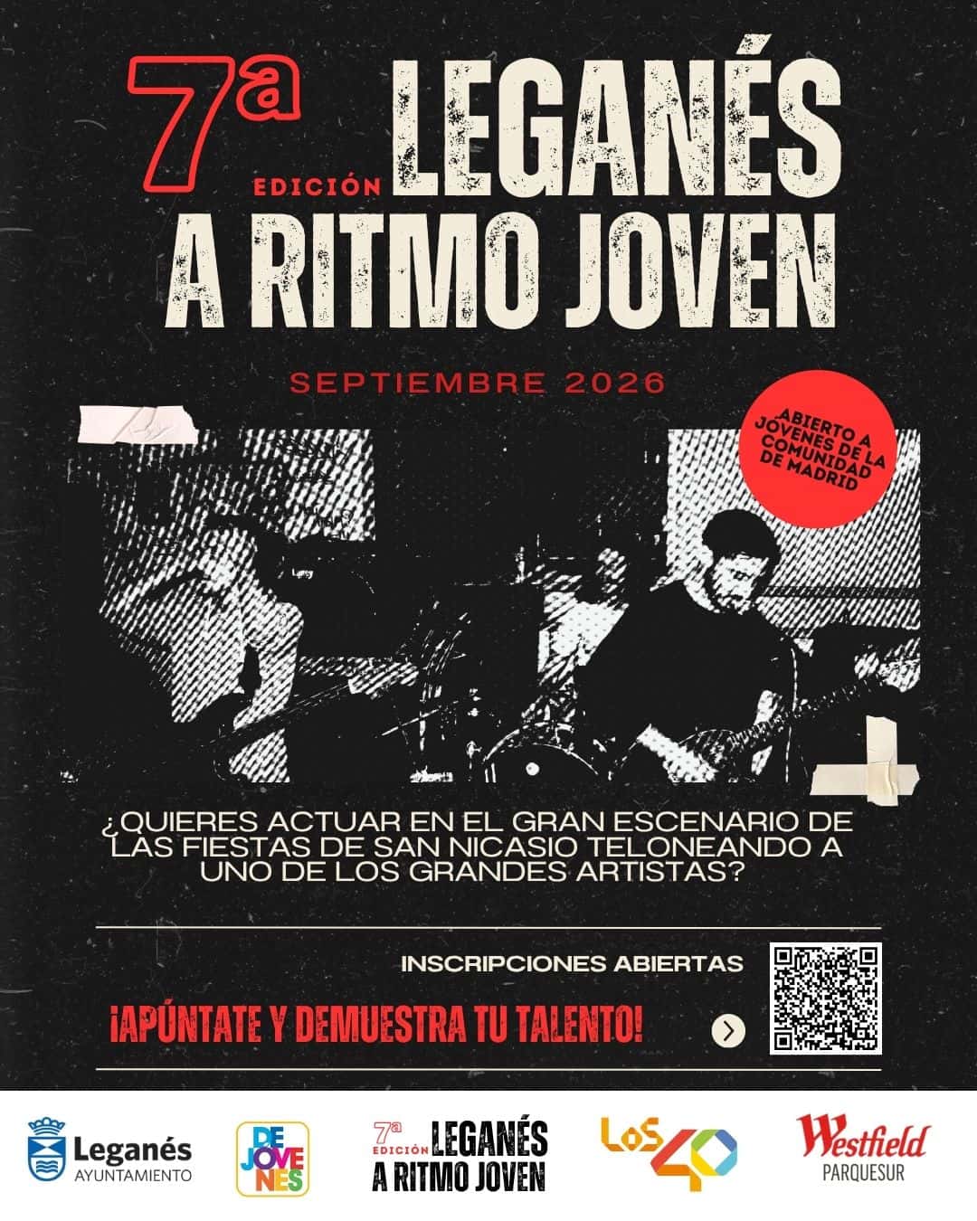 Leganés a Ritmo Joven: cómo entrar en San Nicasio