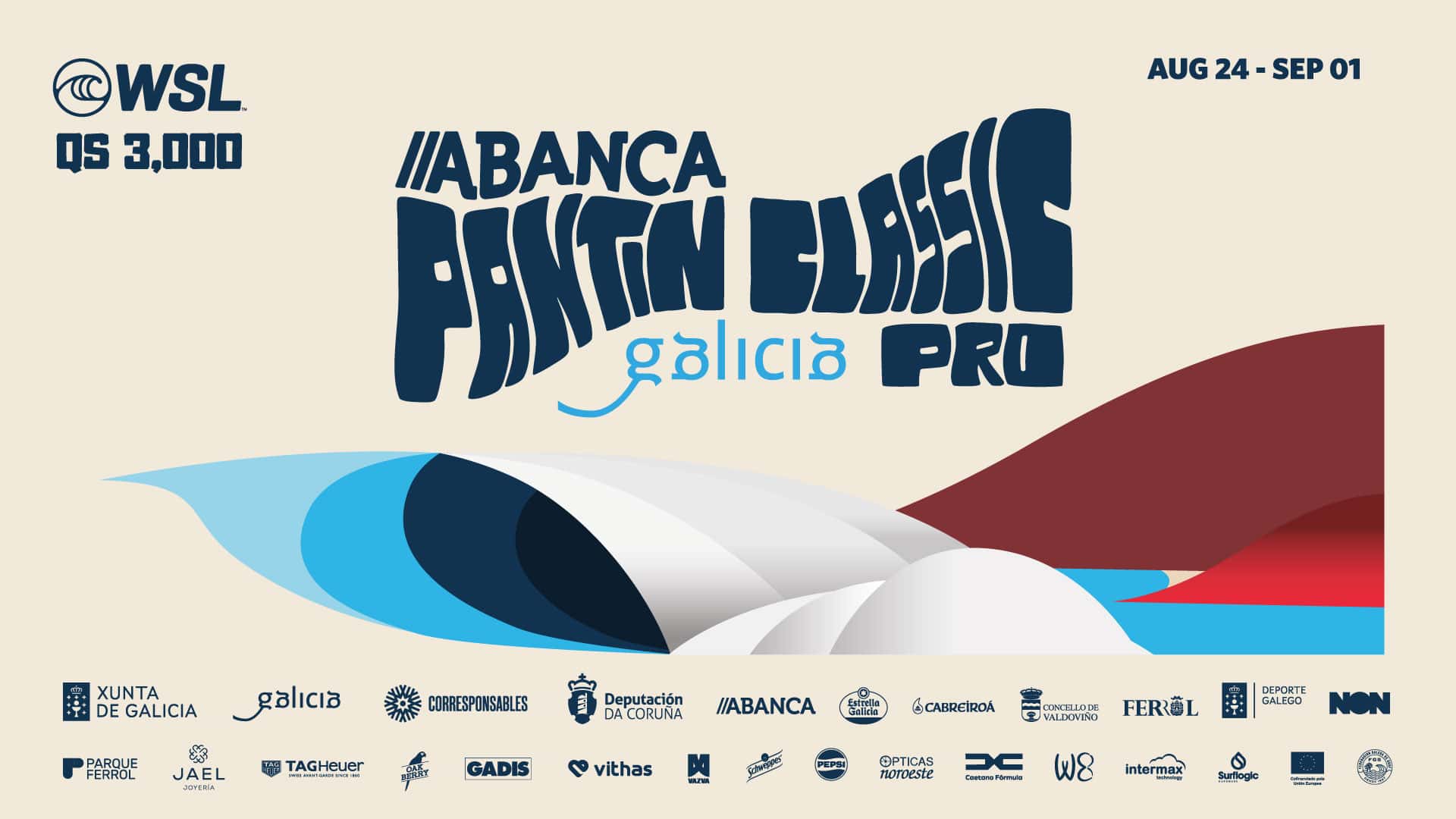 El Abanca Pantín Classic: nueve días de surf en A Coruña