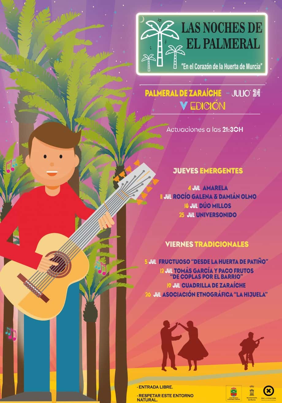 Las Noches del Palmeral regresan con diez conciertos gratis