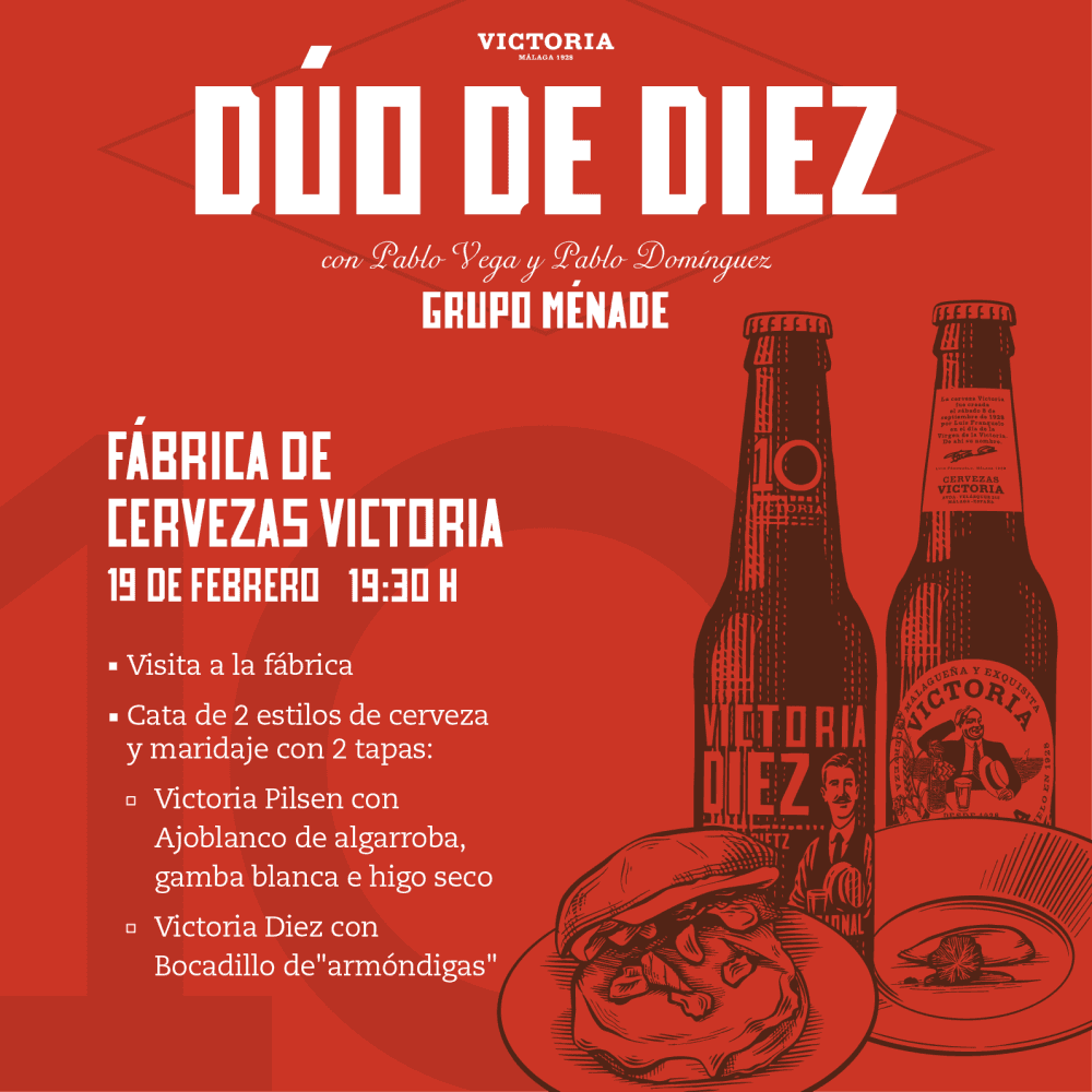 Dúo de Diez 2026: cocina y cultura cervecera en Málaga