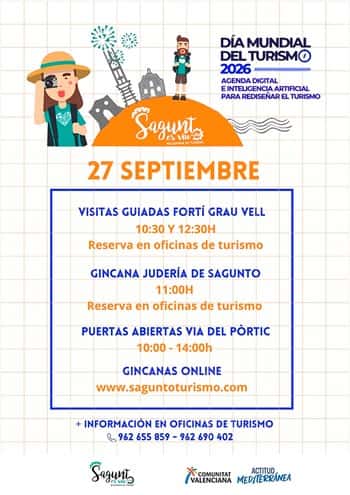 Día Mundial del Turismo: Sagunto abre sus monumentos