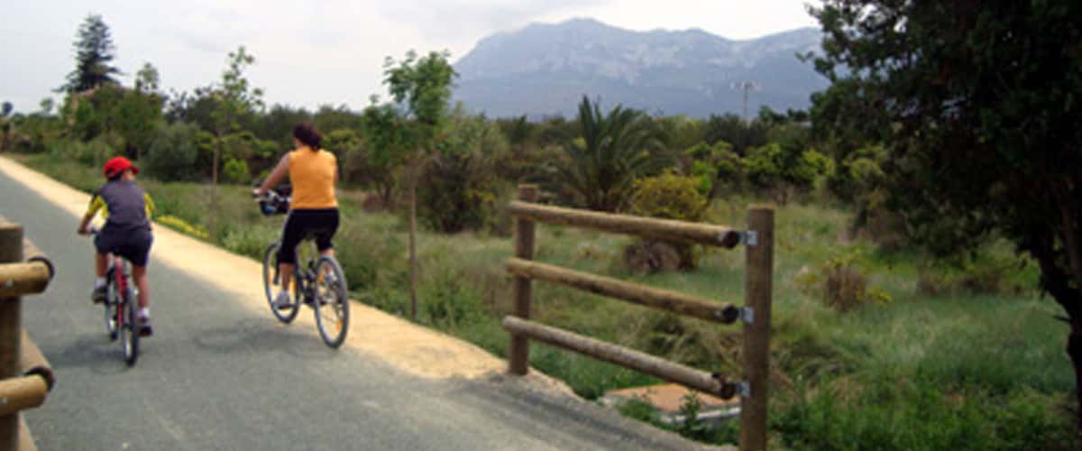 Nuevo circuito de BTT junto a la Vía Verde de Dénia