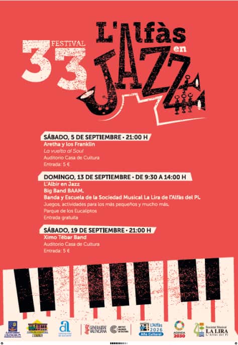L'Alfàs en Jazz cumple 33 ediciones en la Marina Baixa