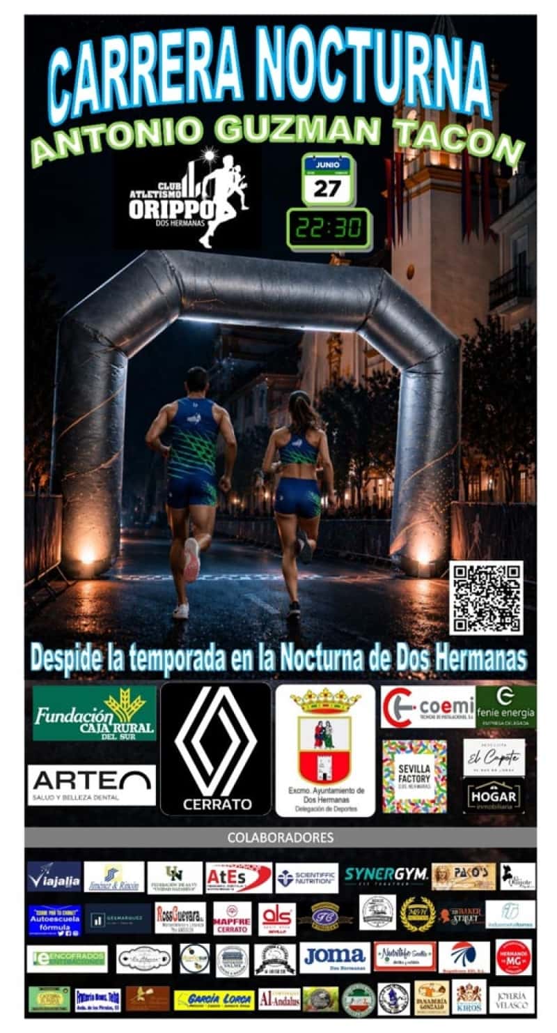 La Carrera Nocturna Antonio Guzmán Tacón recorre Dos Hermanas