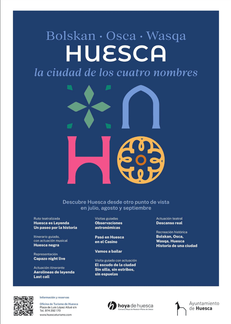 Huesca, la ciudad de los cuatro nombres